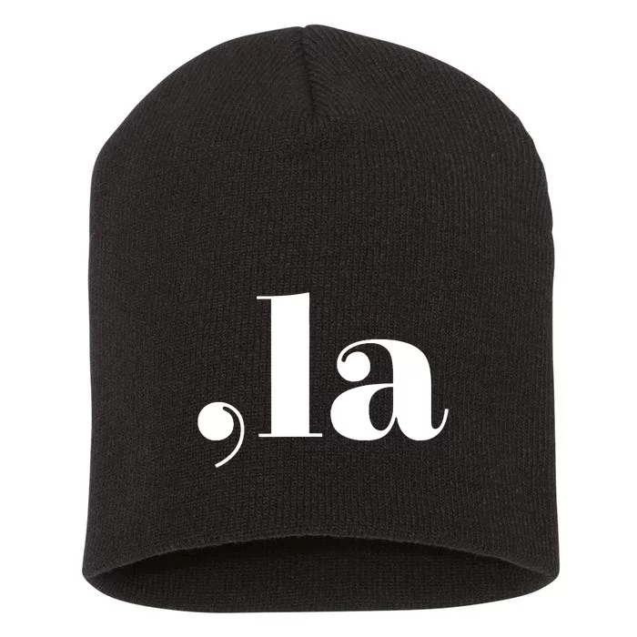 Comma La Short Acrylic Beanie