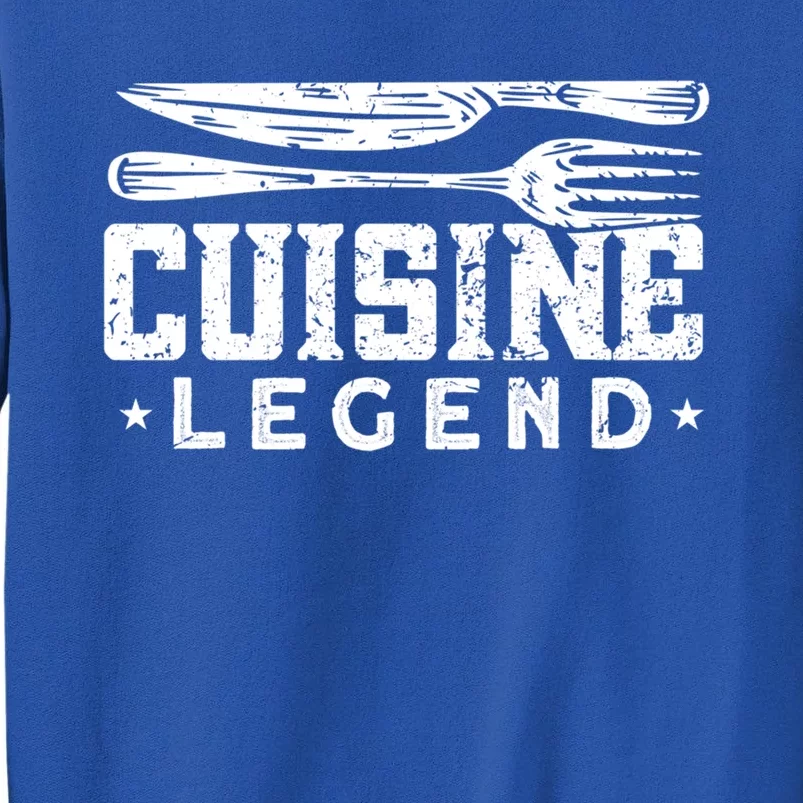 Cuisine Legend Cook Cooking Funny Chef Gift Sweatshirt