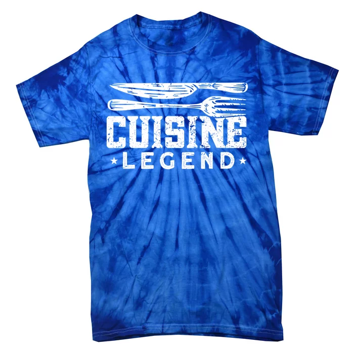 Cuisine Legend Cook Cooking Funny Chef Gift Tie-Dye T-Shirt