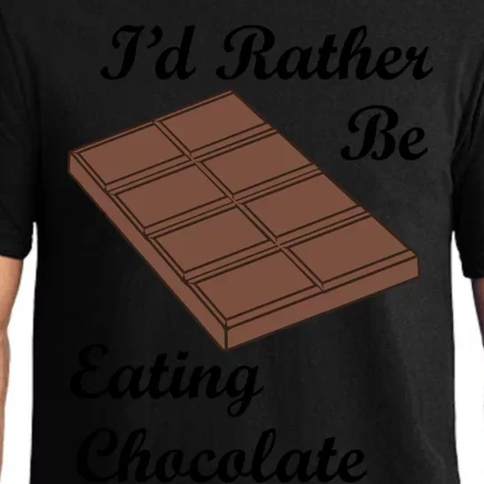 Chocolate Lover Cocoa Eating Chocolate Gift Pajama Set