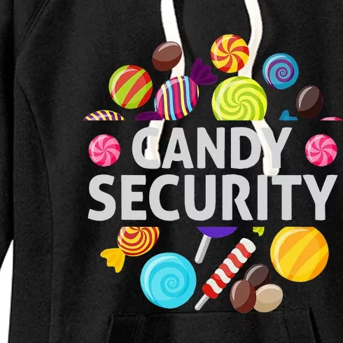 candy land costumes adult candy land candy security Women's Fleece Hoodie