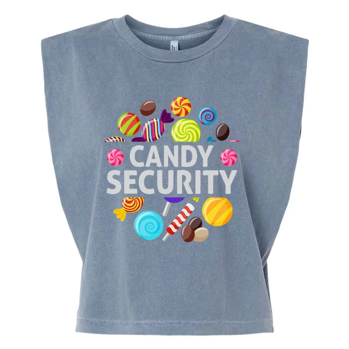 candy land costumes adult candy land candy security Garment-Dyed Women's Muscle Tee