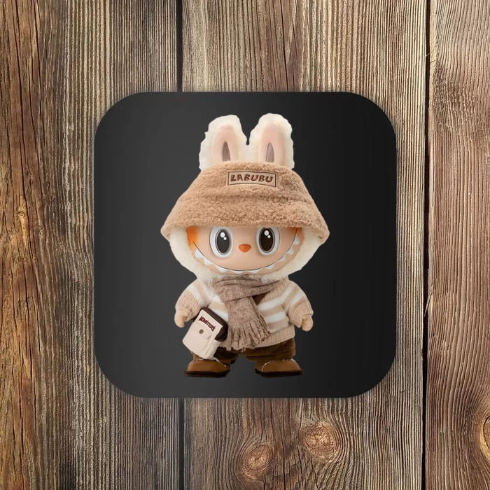 Cute Labubu Classic Pose Fun Labubu Lover Gifts Coaster