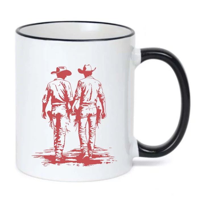 Cowboy Lgbt Black Color Changing Mug