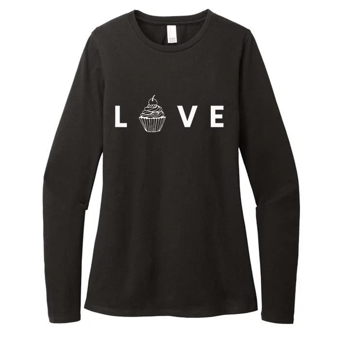 Cupcake Love Womens CVC Long Sleeve Shirt