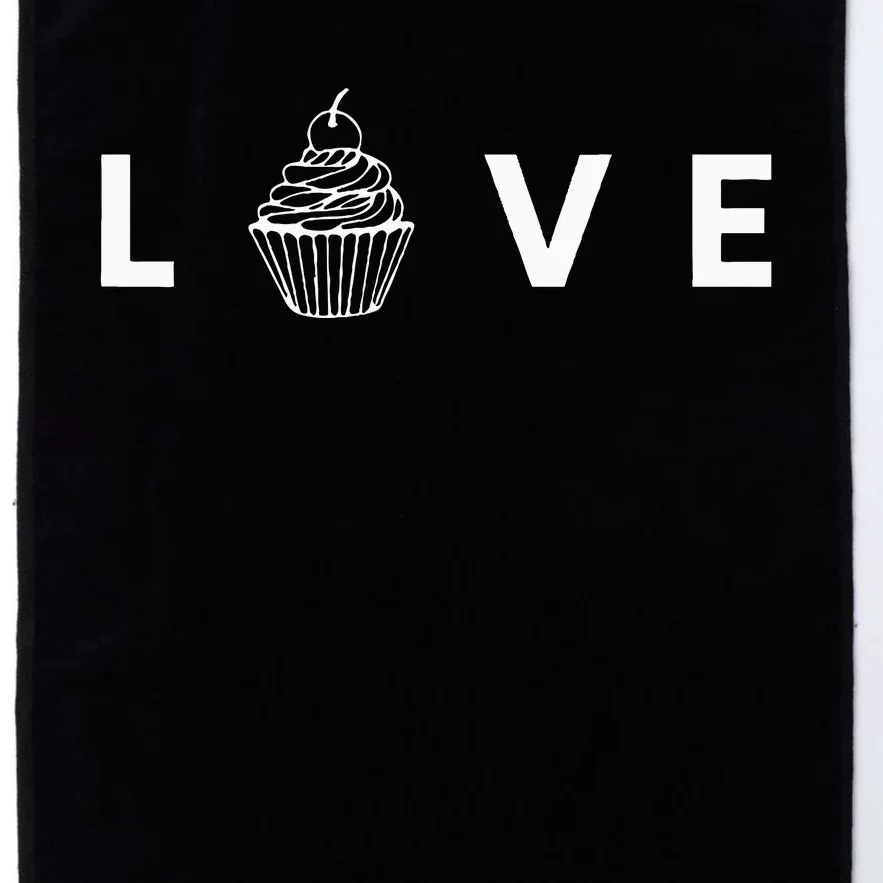 Cupcake Love Platinum Collection Golf Towel