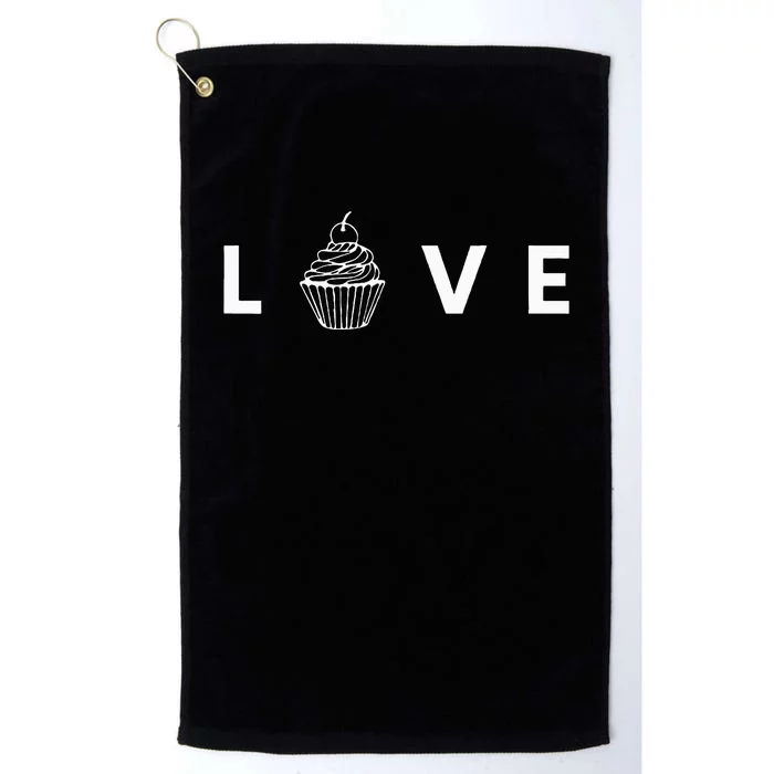 Cupcake Love Platinum Collection Golf Towel