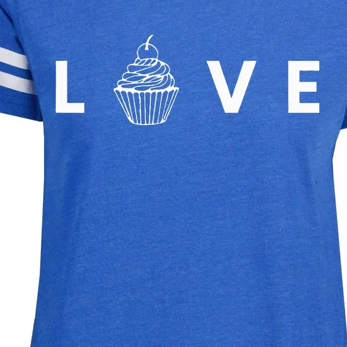 Cupcake Love Enza Ladies Jersey Football T-Shirt