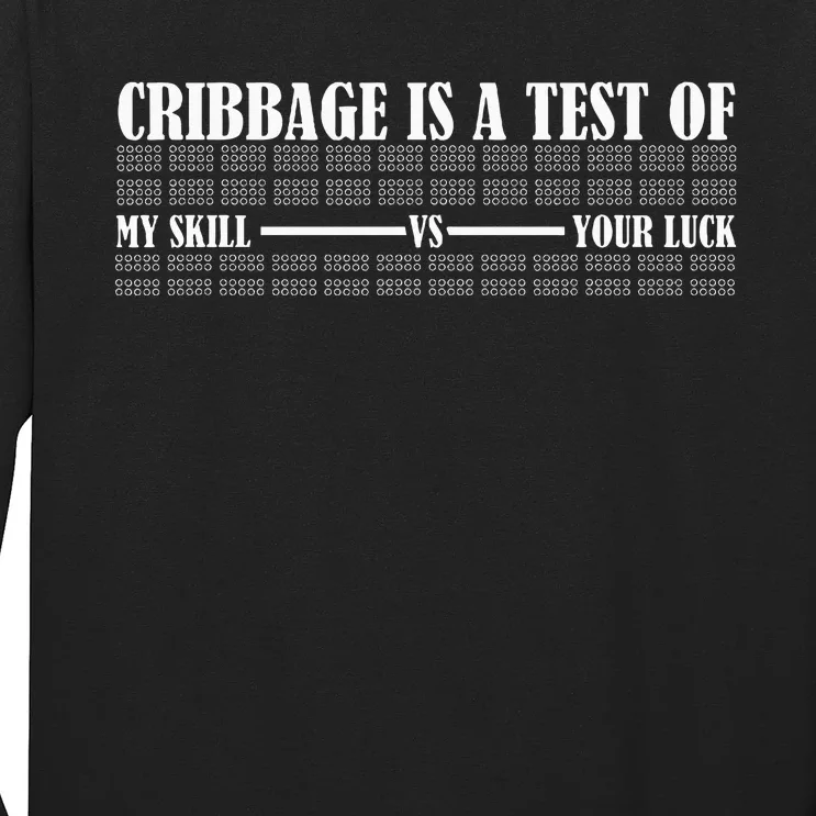 Cribbage Lover Cribbage Board Game Champion Cribbage Long Sleeve Shirt