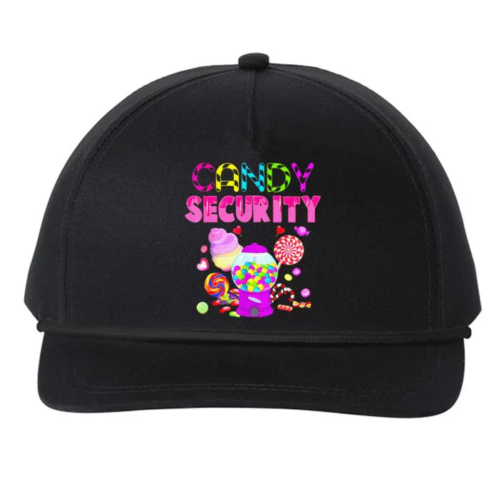 Candy Land Costume Women Candy Crew Funny Candy Security Gift Snapback Five-Panel Rope Hat