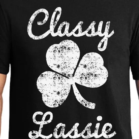 Classy Lassie Cute Womens St Patricks Day Pajama Set