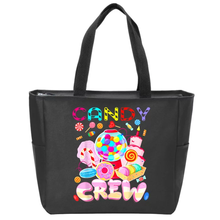 Candy Land Candy Crew Party Halloween Costumes Zip Tote Bag