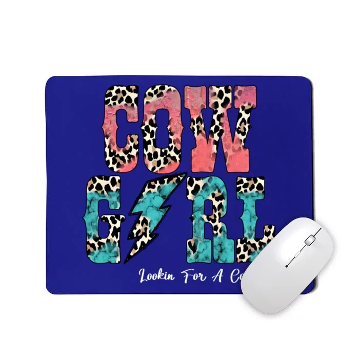 Cow Looking Cow Horse Lover Country Equestrian Gift Mousepad