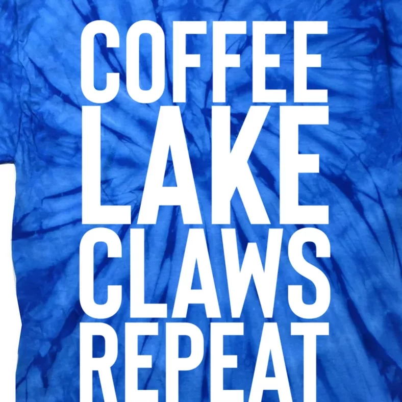 Coffee Lake Claw Repeat Hard Seltzer Summer Boating Gift Tie-Dye T-Shirt