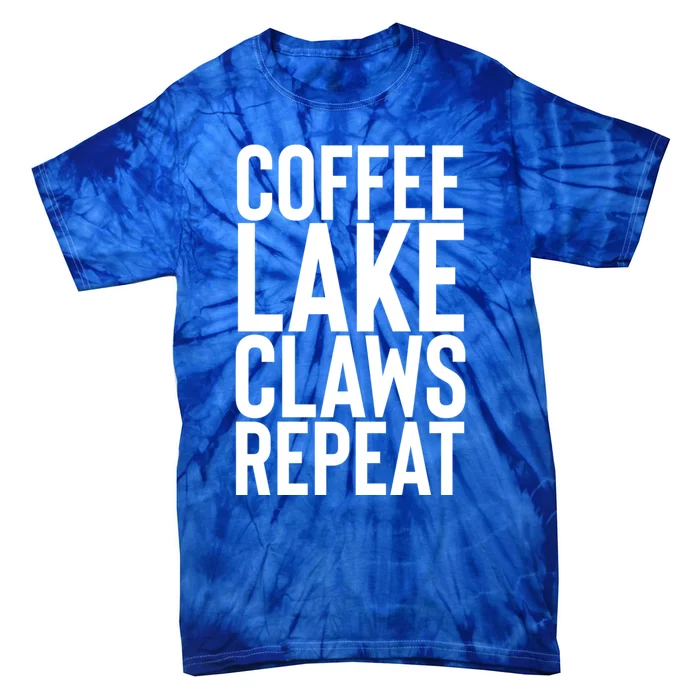 Coffee Lake Claw Repeat Hard Seltzer Summer Boating Gift Tie-Dye T-Shirt