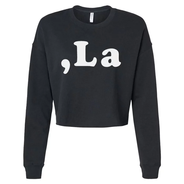 Comma La Cropped Pullover Crew