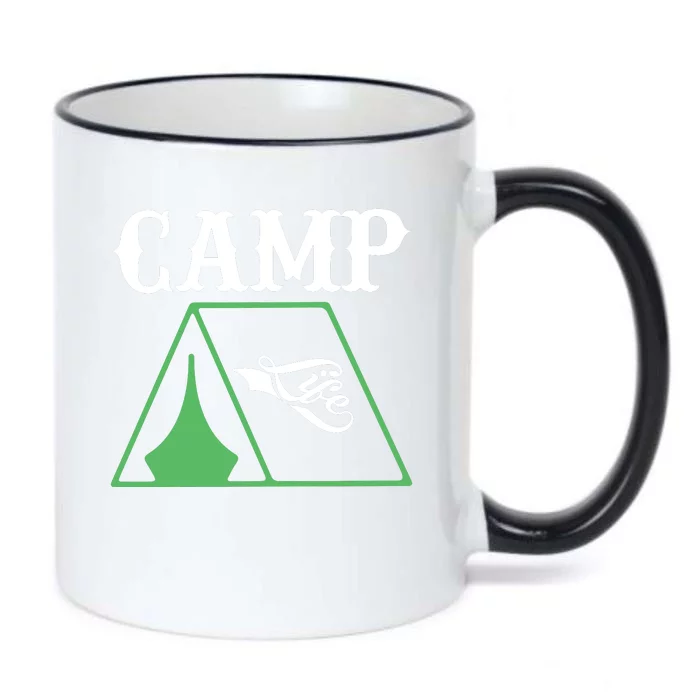 Camping Life Black Color Changing Mug