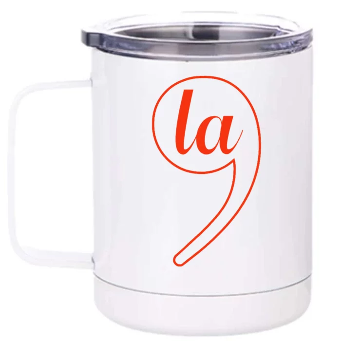 Comma La Front & Back 12oz Stainless Steel Tumbler Cup