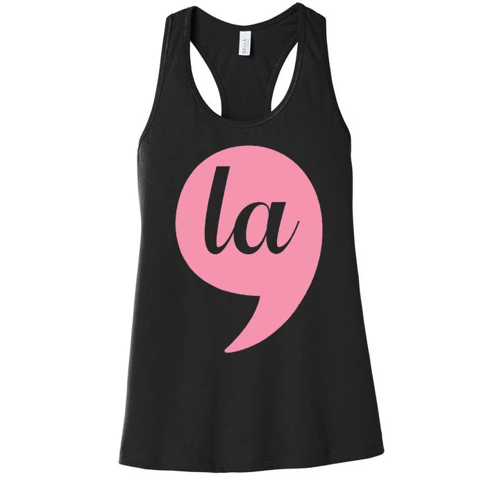 Comma La Women's Racerback Tank