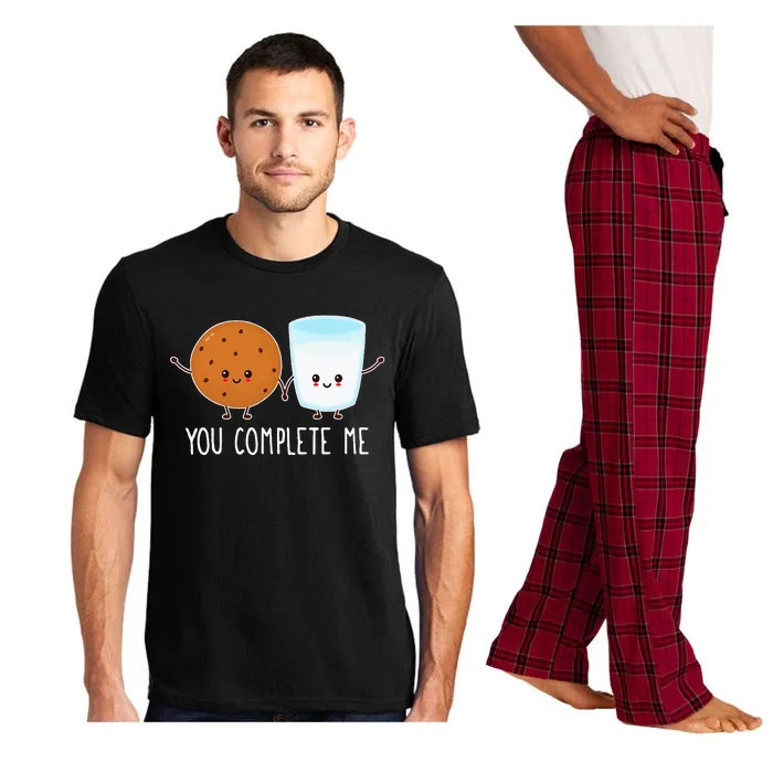 Cute Love Cookie And Milk You Complete Me Pajama Set