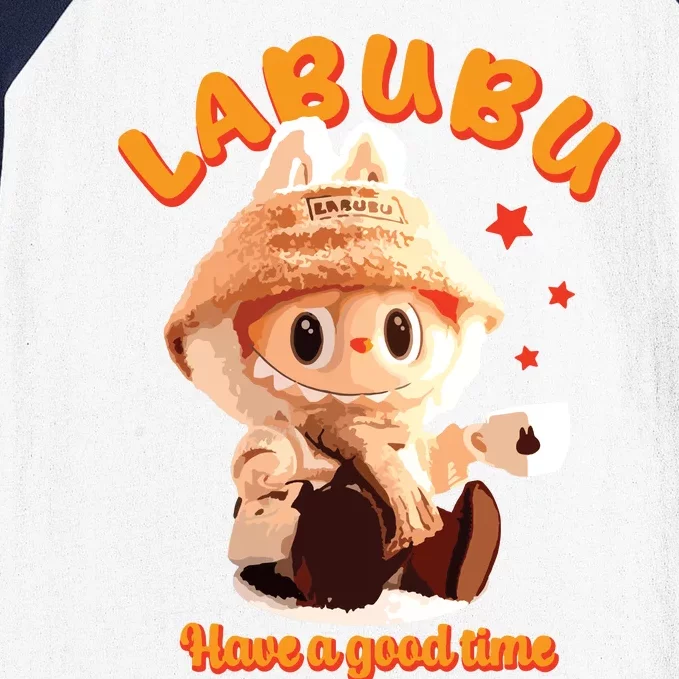 Cute Labubu Classic Pose Funny Labubu Baseball Sleeve Shirt