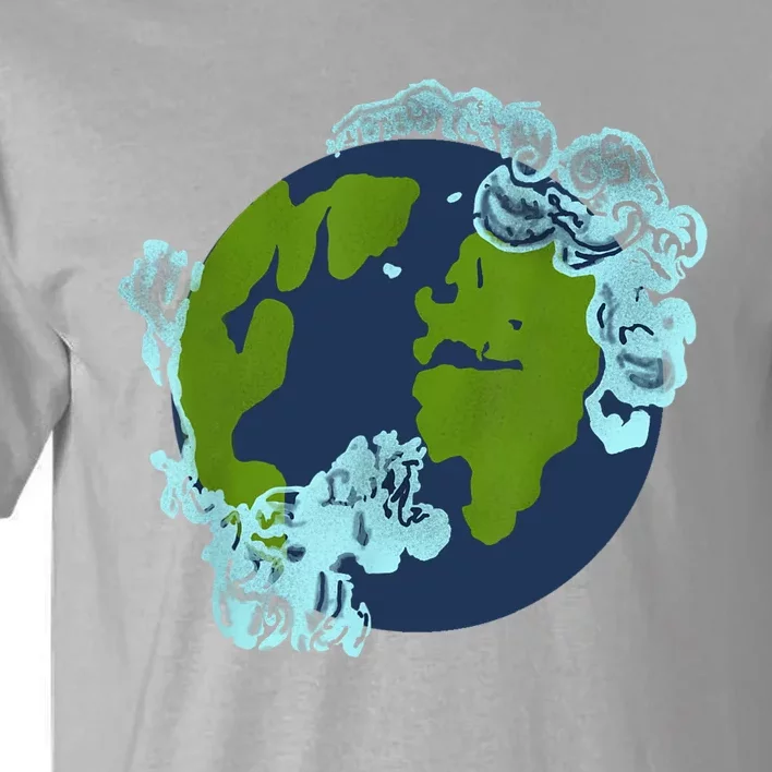 Cassie Lang Continents Clouds Funny Nerd Geek Ant Graphic Tall T-Shirt