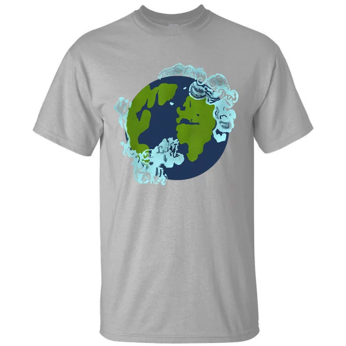 Cassie Lang Continents Clouds Funny Nerd Geek Ant Graphic Tall T-Shirt