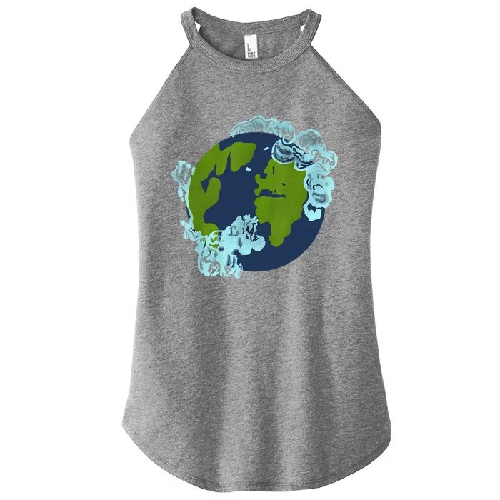 Cassie Lang Continents Clouds Funny Nerd Geek Ant Graphic Women’s Perfect Tri Rocker Tank