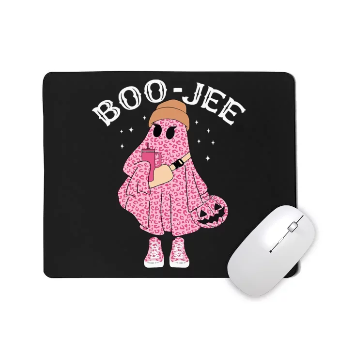 Coffee Lovers Cute Ghost Halloween Costume Boujee Boojee Mousepad