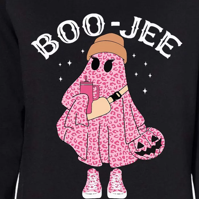 Coffee Lovers Cute Ghost Halloween Costume Boujee Boojee Womens California Wash Sweatshirt