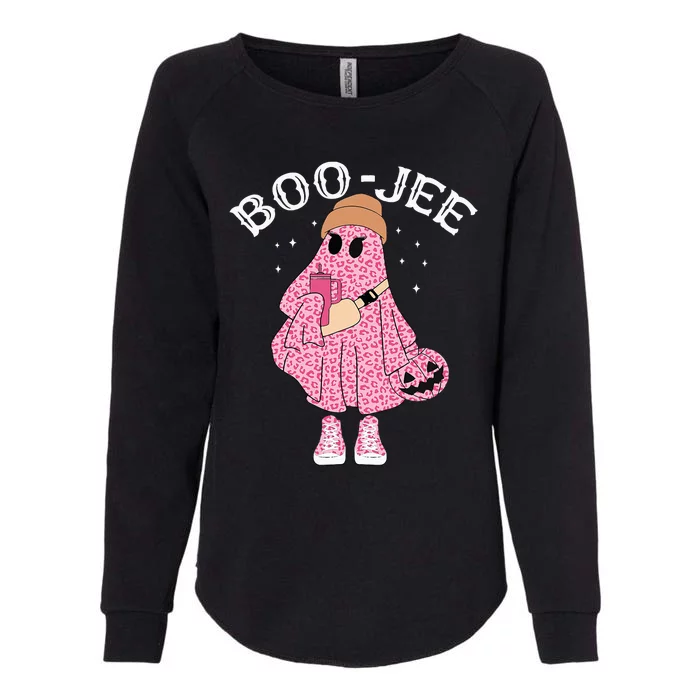 Coffee Lovers Cute Ghost Halloween Costume Boujee Boojee Womens California Wash Sweatshirt