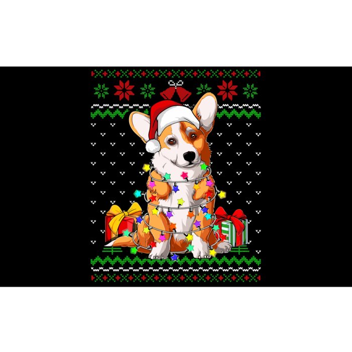 Christmas Lights Corgi Dog Lover Bumper Sticker