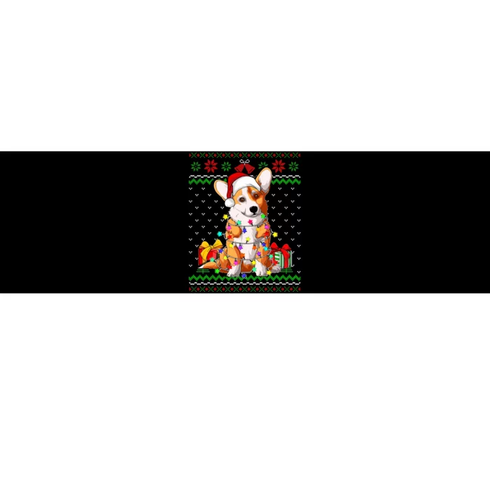 Christmas Lights Corgi Dog Lover Bumper Sticker