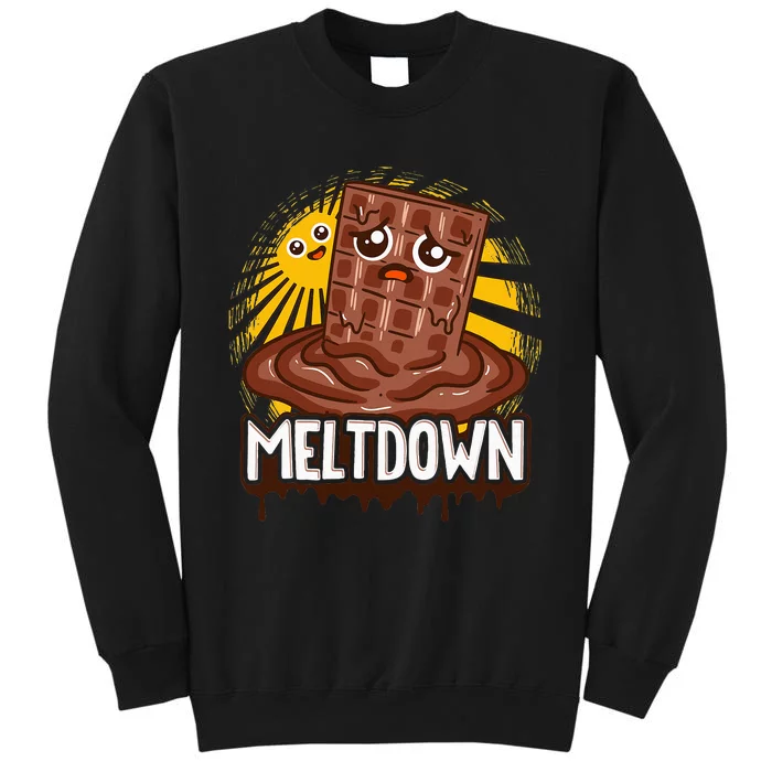 Chocolate Lovers Candy Chocolate Bar Meltdown Sweatshirt