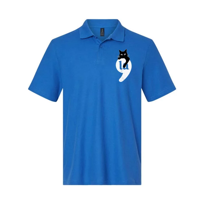 Comma La Cat Kamala Harris Softstyle Adult Sport Polo