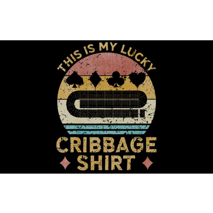 Cribbage Lucky Cribbage Lovers Vintage Cribbage Board Game Bumper Sticker