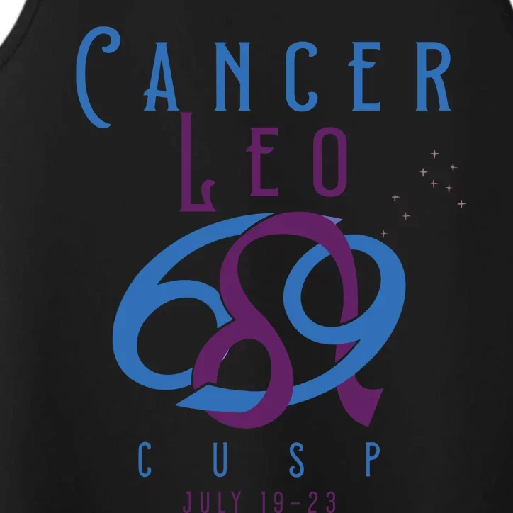 Cancer Leo Cusp Symbol Astrology Zodiac Sign Horoscope Performance Tank