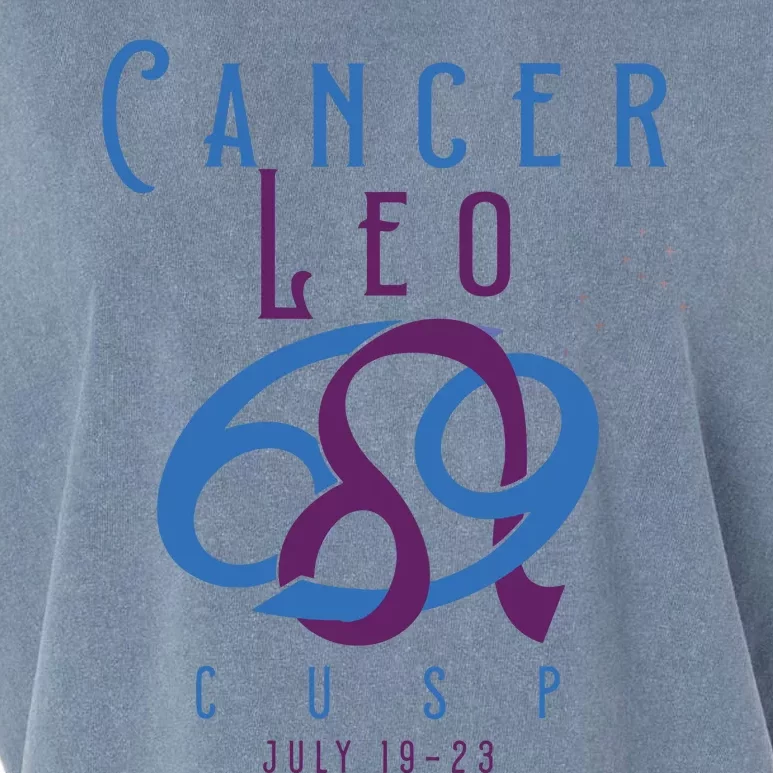 Cancer Leo Cusp Symbol Astrology Zodiac Sign Horoscope Garment-Dyed Women's Muscle Tee