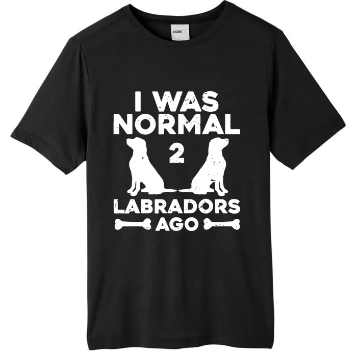 Cute Labrador Design For  Wo Labrador Retriever Lovers ChromaSoft Performance T-Shirt