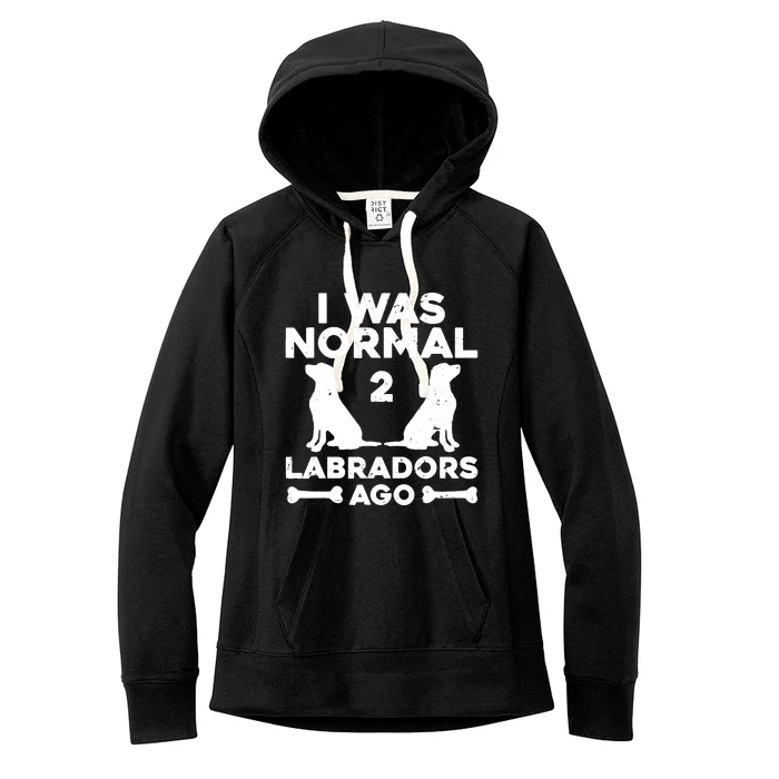 Cute Labrador Design For  Wo Labrador Retriever Lovers Women's Fleece Hoodie