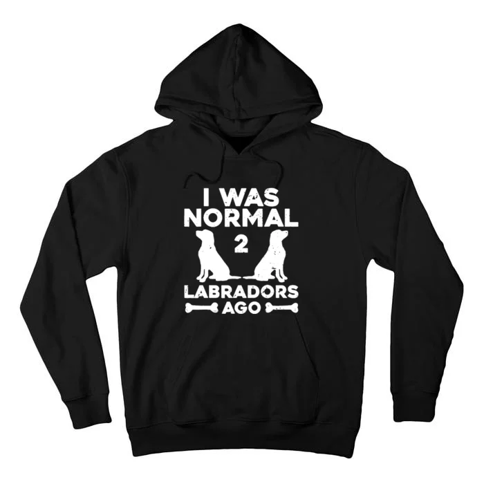 Cute Labrador Design For  Wo Labrador Retriever Lovers Tall Hoodie