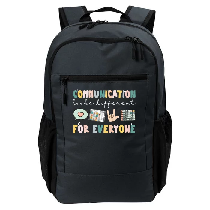 Communication Looks Different For Everyone Autism Awareness Daily Commute Backpack