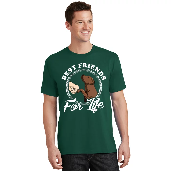 Chocolate Labrador Design Funny Chocolate Labrador Lovers T-Shirt