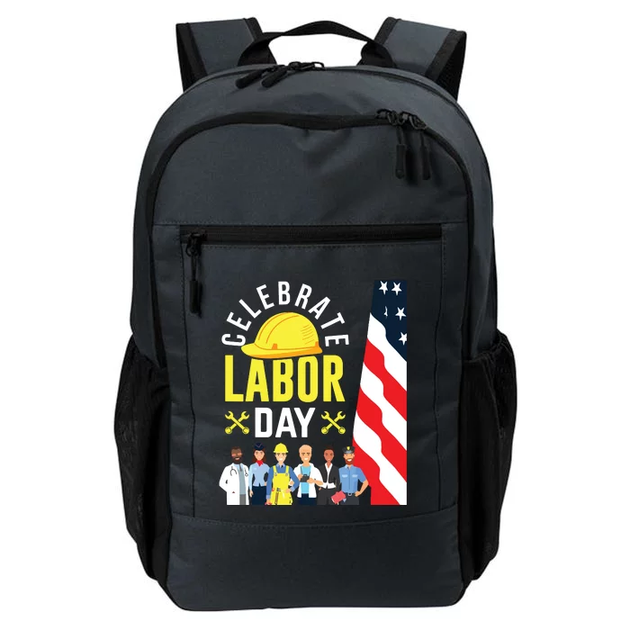 Celebrate Labor Day Graphic Design For American Workers Daily Commute Backpack