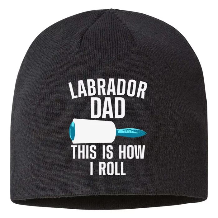 Cool Labrador Dad For Dad Labrador Retriever Hair Roller 8 1/2in Sustainable Knit Beanie