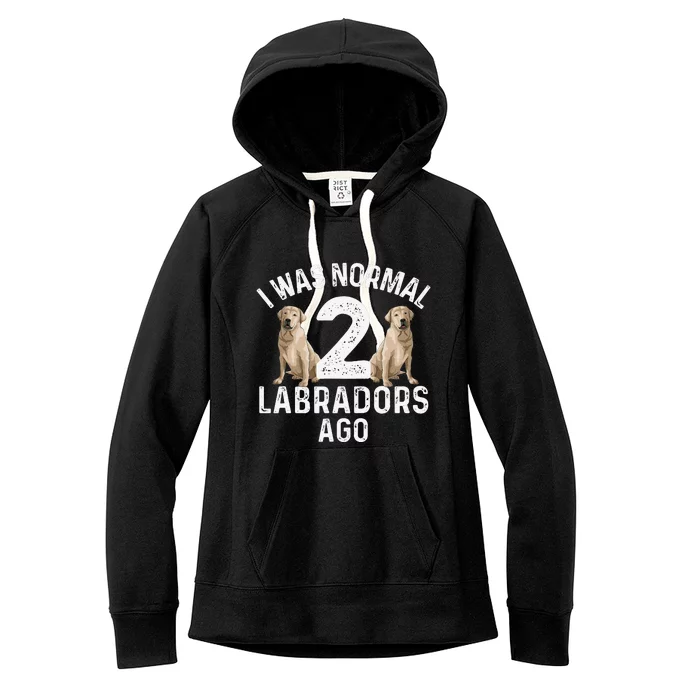 Cute Labrador Design For Labrador Retriever Lovers Women's Fleece Hoodie