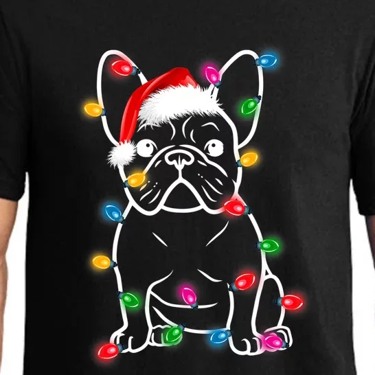 Christmas Lights Dog French Bulldog Pajama Set