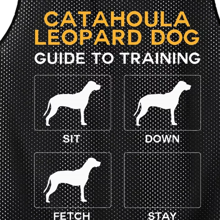 Catahoula Leopard Dog Guide To Training Dog Obedience Mesh Reversible Basketball Jersey Tank