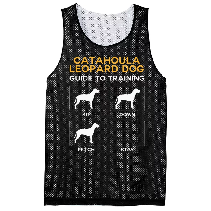 Catahoula Leopard Dog Guide To Training Dog Obedience Mesh Reversible Basketball Jersey Tank