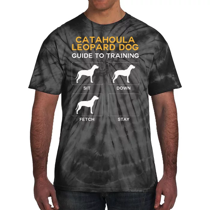 Catahoula Leopard Dog Guide To Training Dog Obedience Tie-Dye T-Shirt